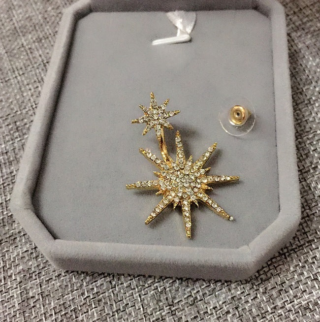 Stud earrings with star stud earrings