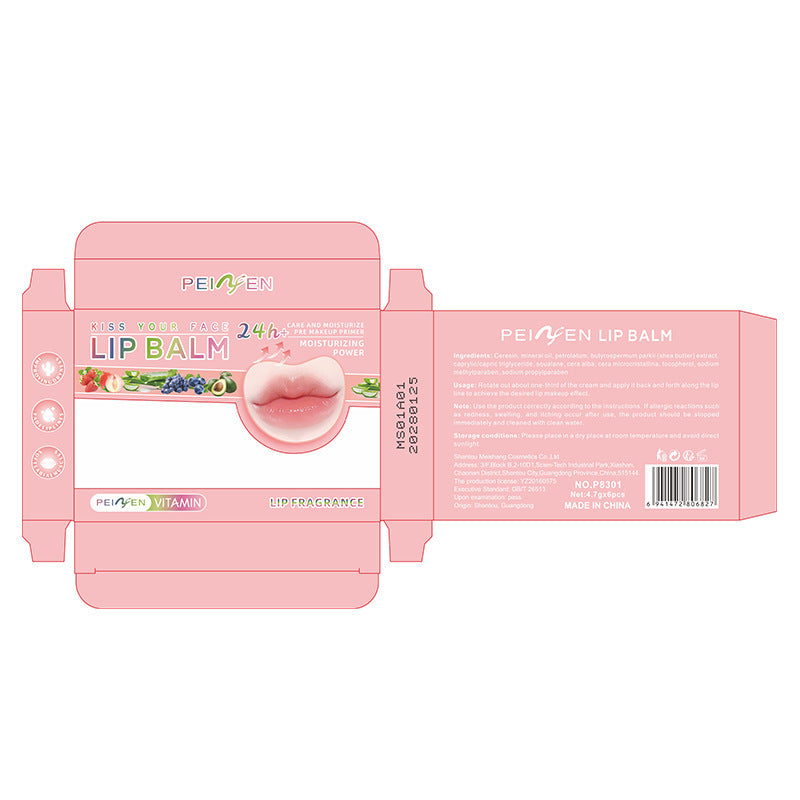 Moisturizing Lip Care Fruit Flavor Lip Balm